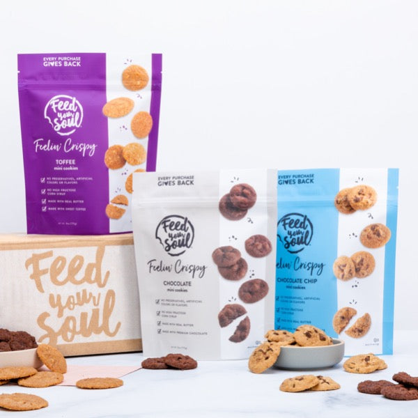 Feelin' Crispy Mini Cookies (12pack) Feed Your Soul