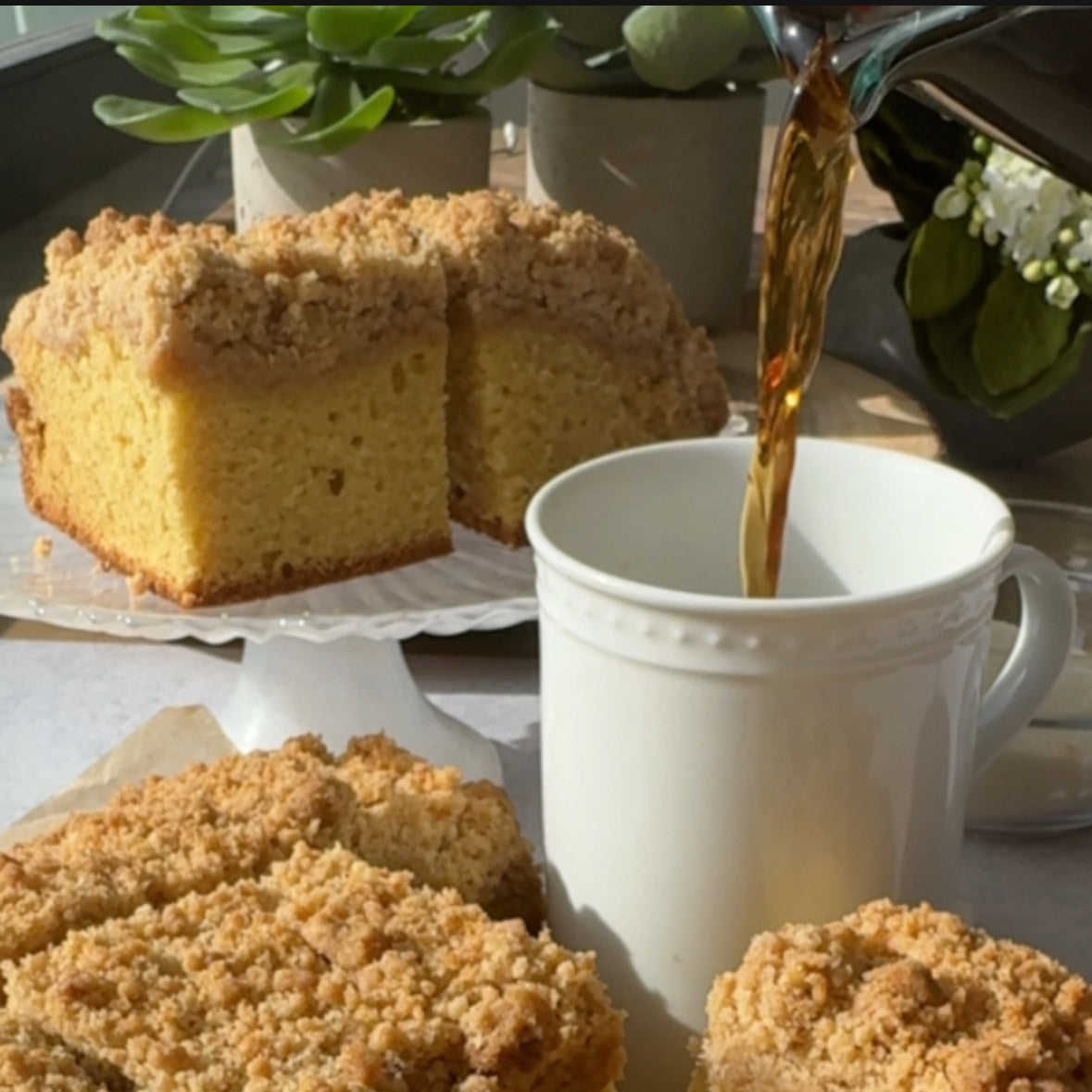 Feed Your Soul New York Style Coffee Cake