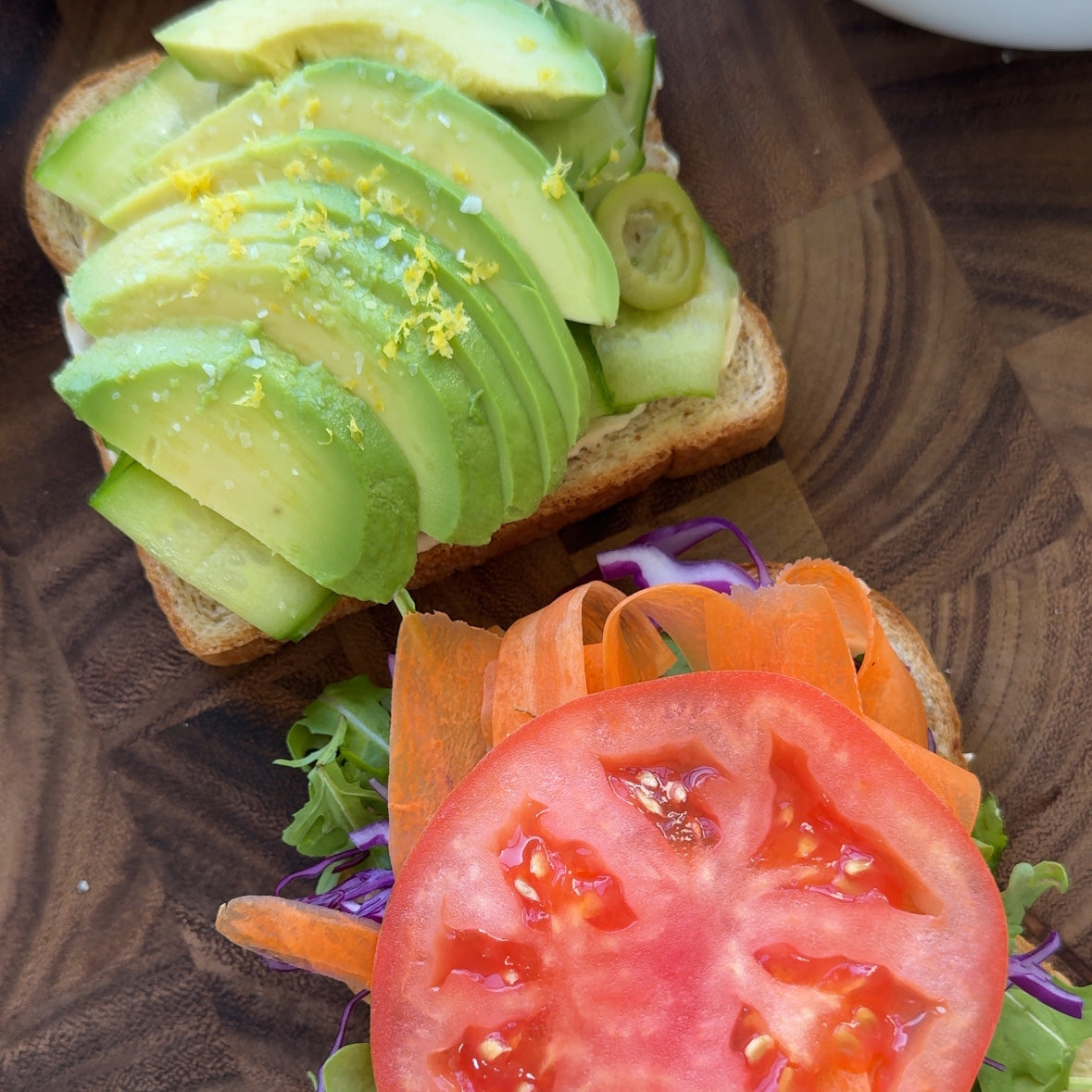 Feed Your Soul Rainbow Veggie Sandwich