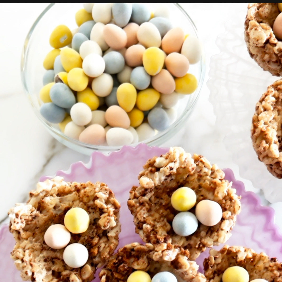 Feed Your Soul Rice Krispie Nests with Cadbury Eggs